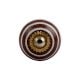Brown Striped Small Ceramic Knob